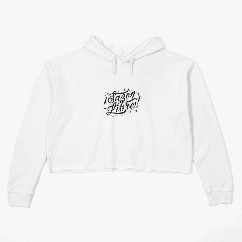 Script Logo Crop Hoodie
