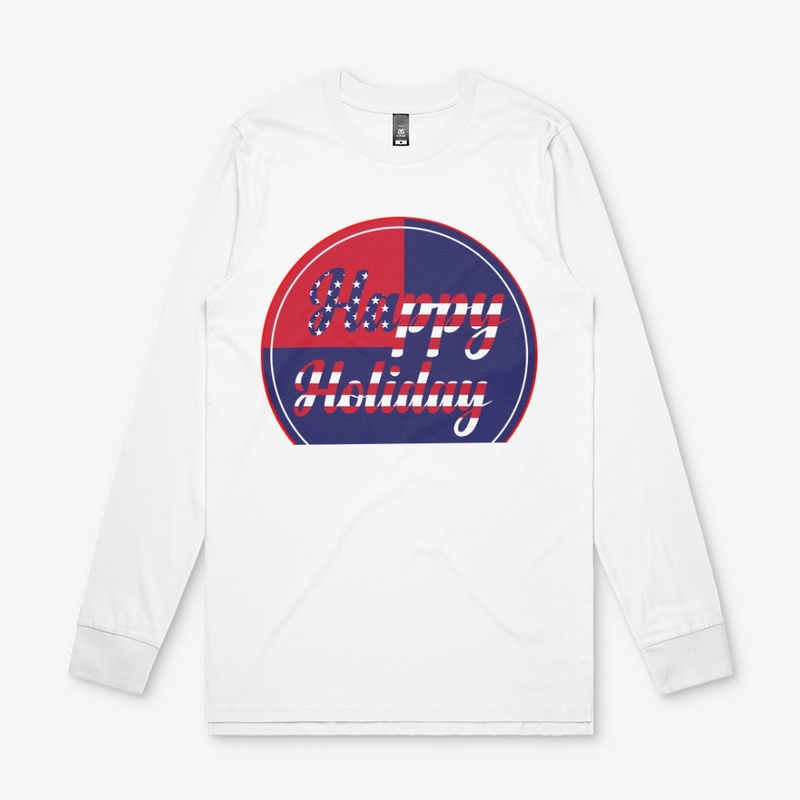 Happy Holiday USA T-shirt Design