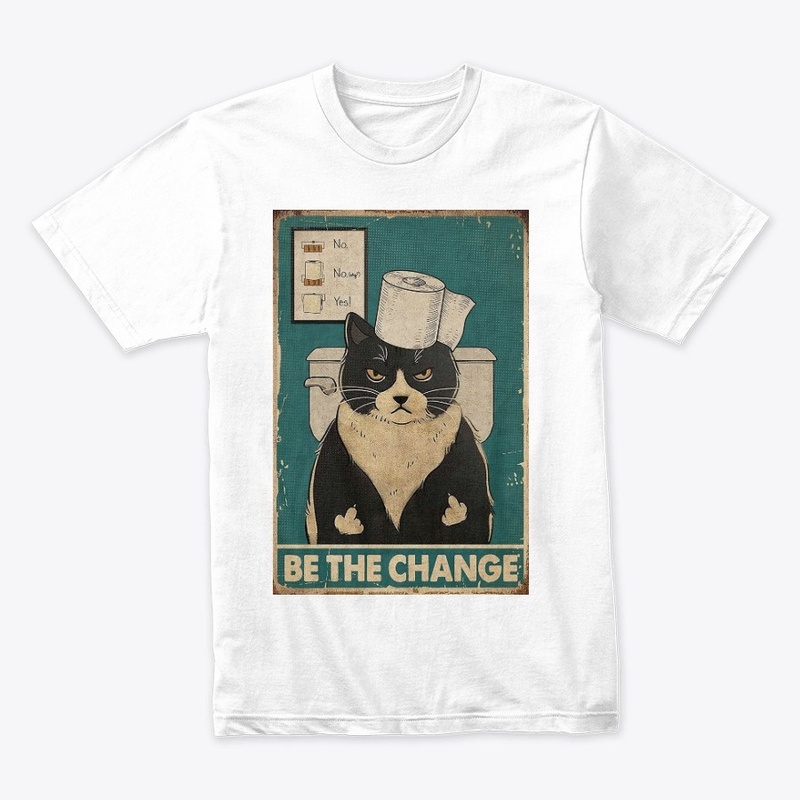 Be The Change Tuxedo Cat 
