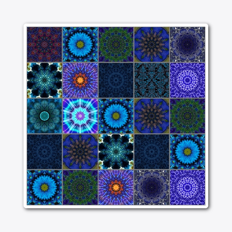Blue Crazy Quilt Pattern