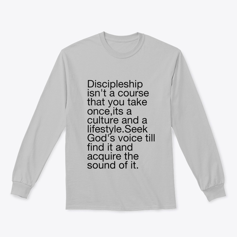 Discipleship is a lifestyle apparel