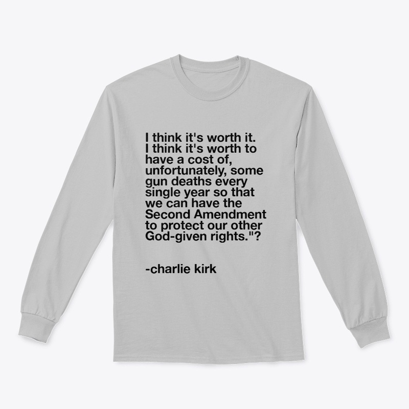 CHARLIE KIRK "I THINK" SHIRT REMEMBRANCE