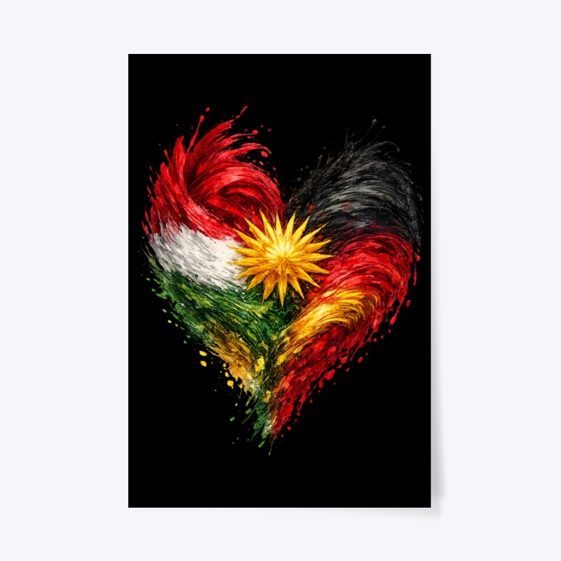 Kurdish-German Heart: A Symbol of Unity