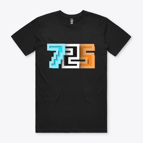 Maglietta 725 Mc Style Black áo T-Shirt Front
