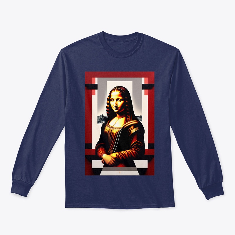 Monalisa Unique on customized T-Shirt