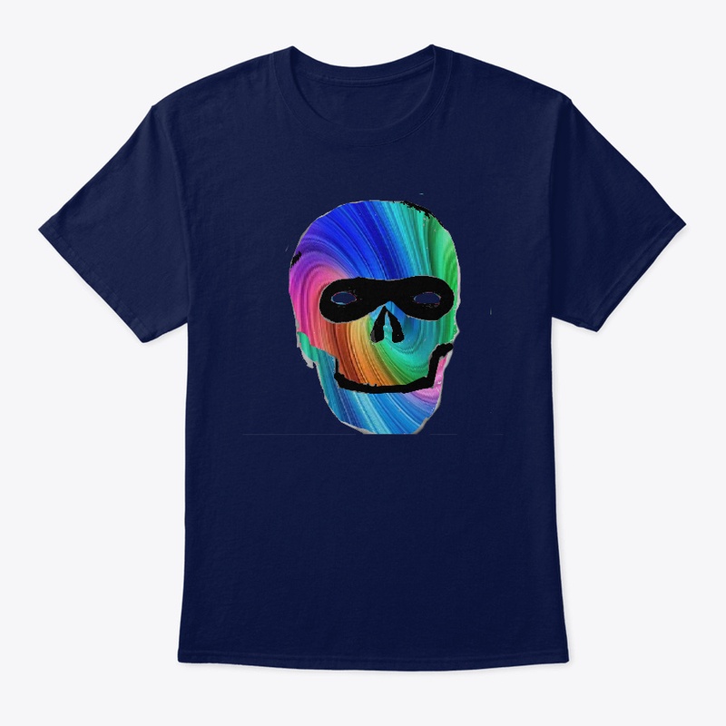 Rainbow Happy Skull