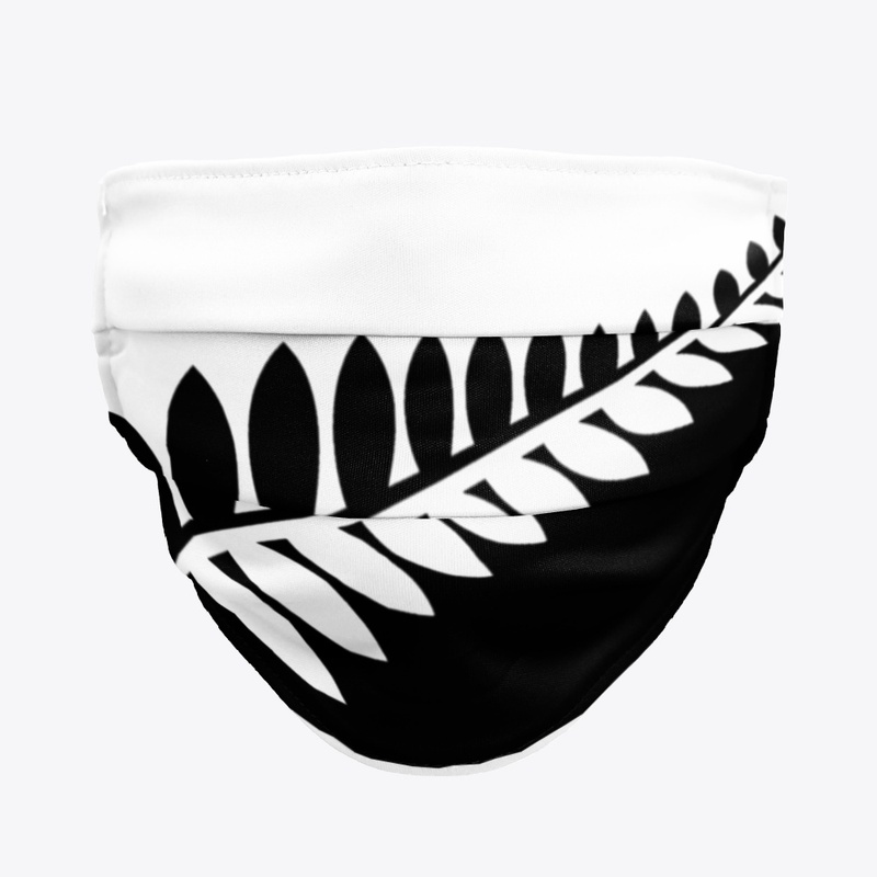 Black Fern Face Mask