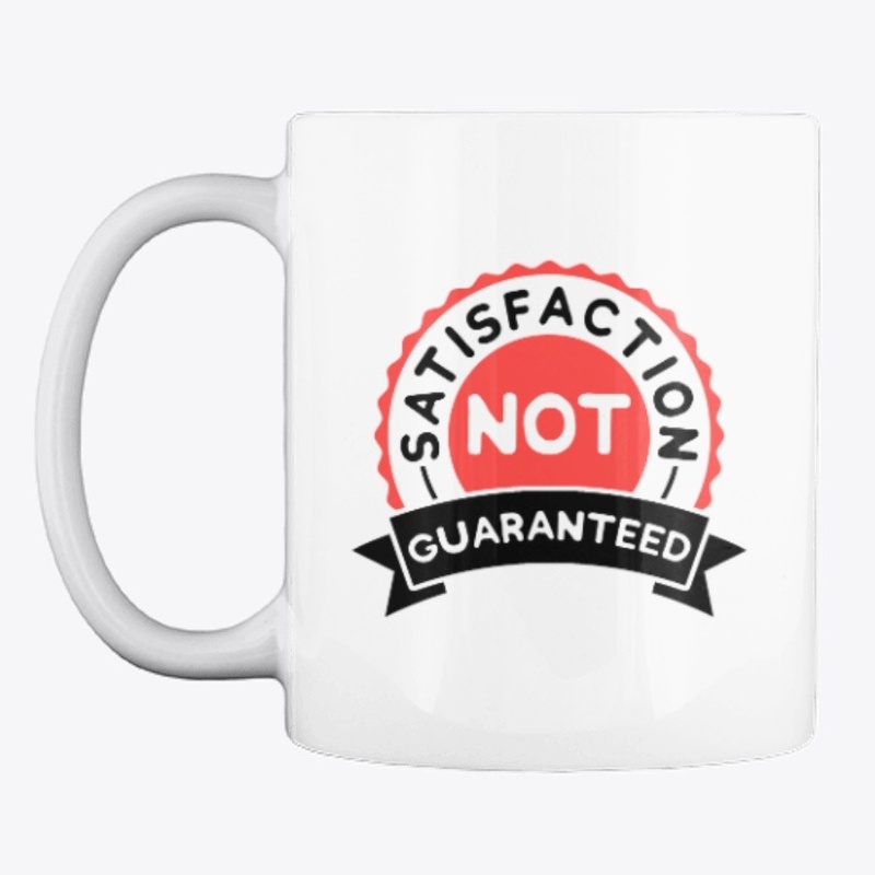 Satisfaction... (Red), Black on White