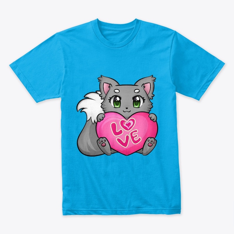 A PINK HEART KITTEN