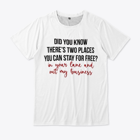 Did You Know Standard T-Shirt Front