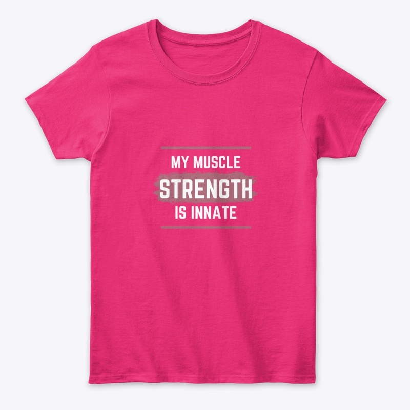 MUSCLE STRENGTH SWEATSHIRT TEES