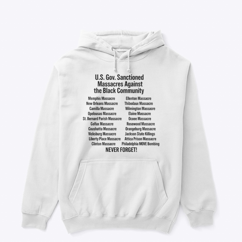 USA Massacres Black font