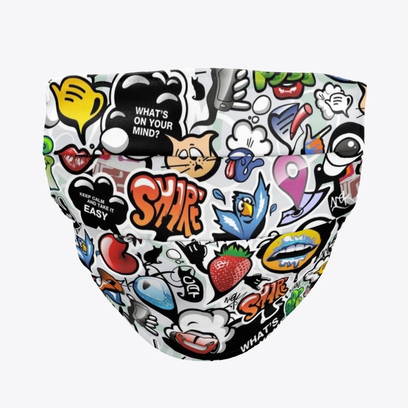 Unique Drippin' Graffiti Print