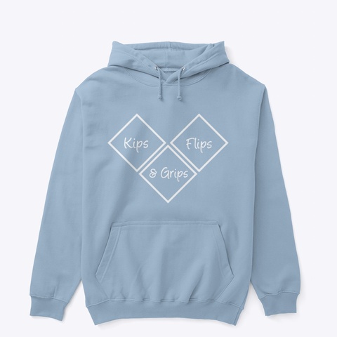 Kips, Flips And Grips Collection Carolina Blue Camiseta Front