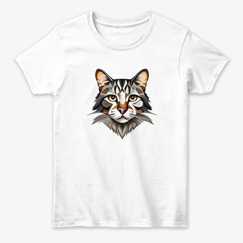 Cat head t-shirt and hoddie (customised)