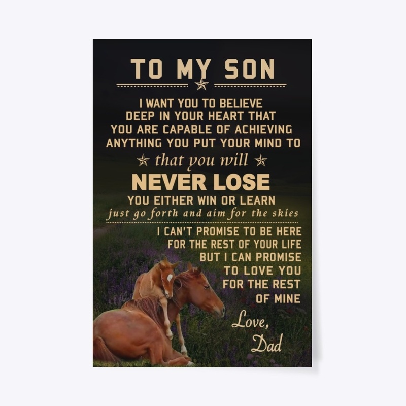 Hourse poster Dad to son
