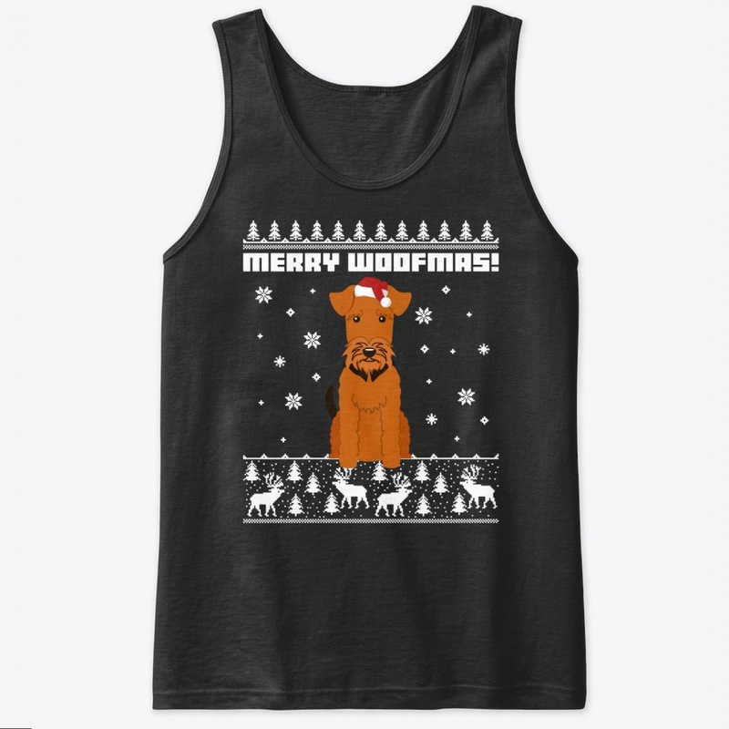 Welsh Terrier Merry Woofmas, Ugly 🎄 