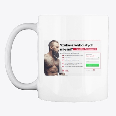 Aminocarnit Latvia White T-Shirt Front