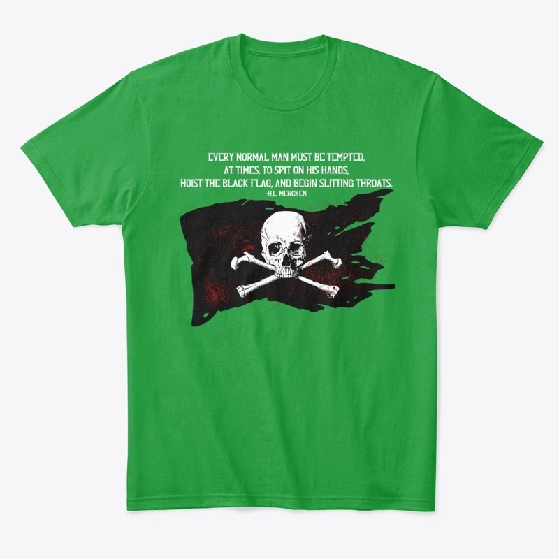 Black Flag Slitting Throats Tee