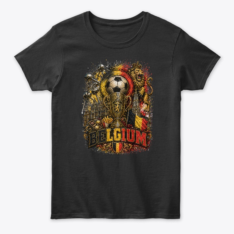 Belgium Football Legends T-Shirt