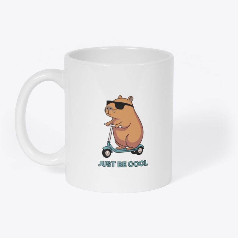 apybara Lazy Day Circle Sticker