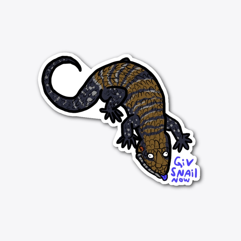 Blue-tounge Want Snail