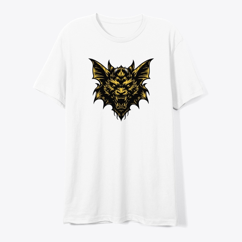 Angry Bat Head Fierce Nocturnal Design