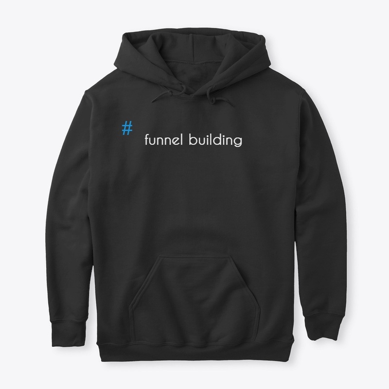 Funnel building shirt - hash blue