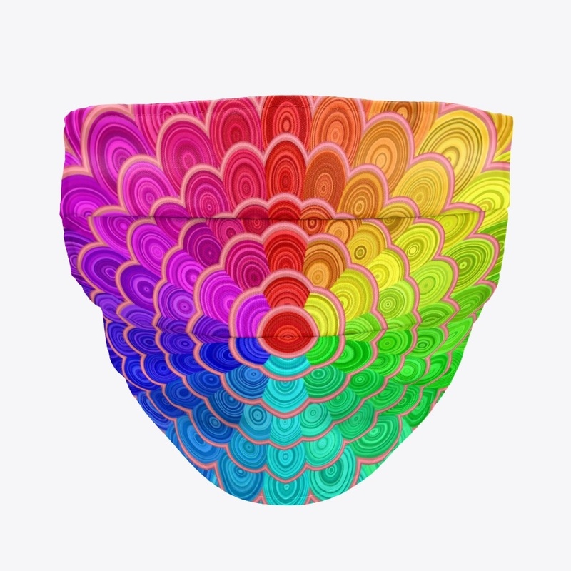 Rainbow Mandala Colorful Pattern