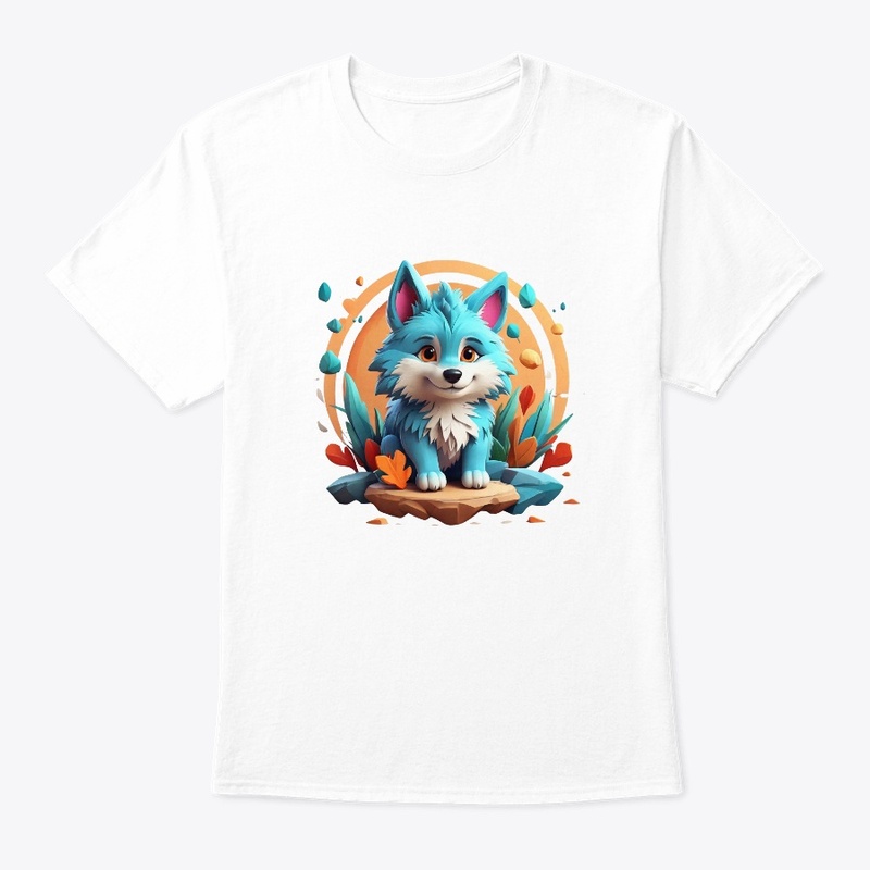  cute cartoon friendly WOLF