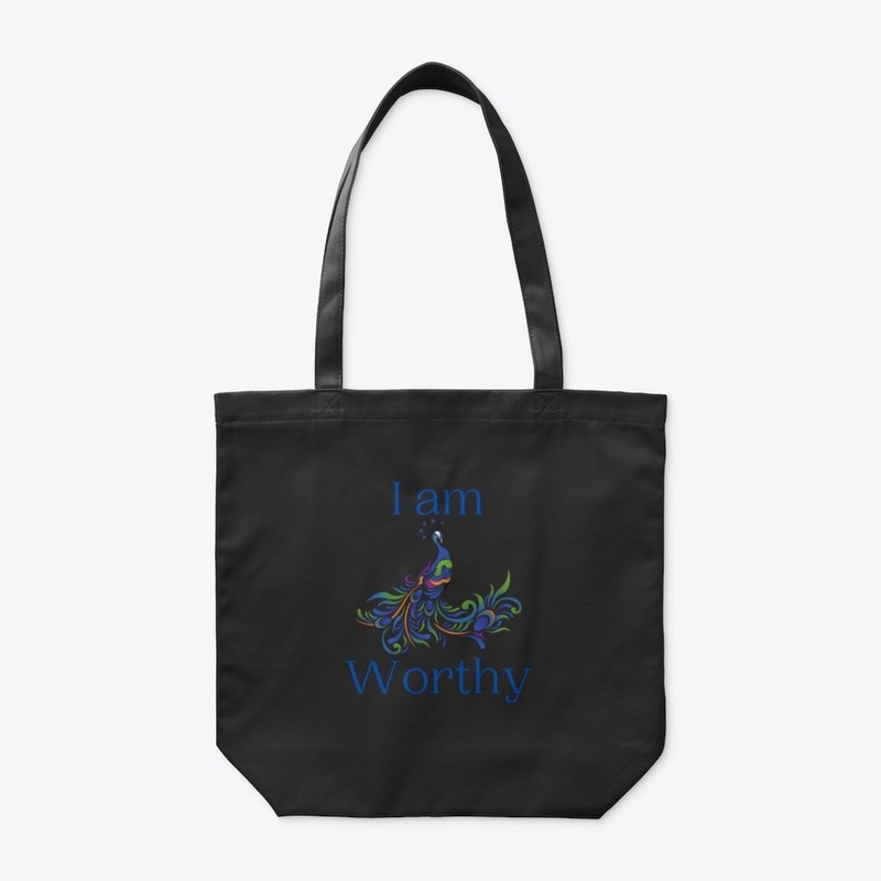 I Am Worthy Peacock Design 