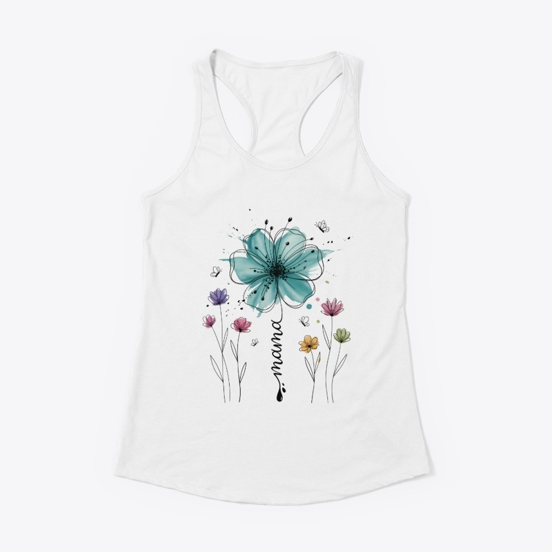 Mama Watercolor Floral