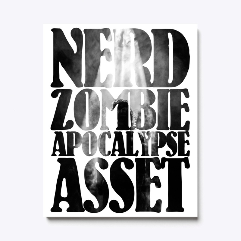 Nerd zombie apocalypse asset