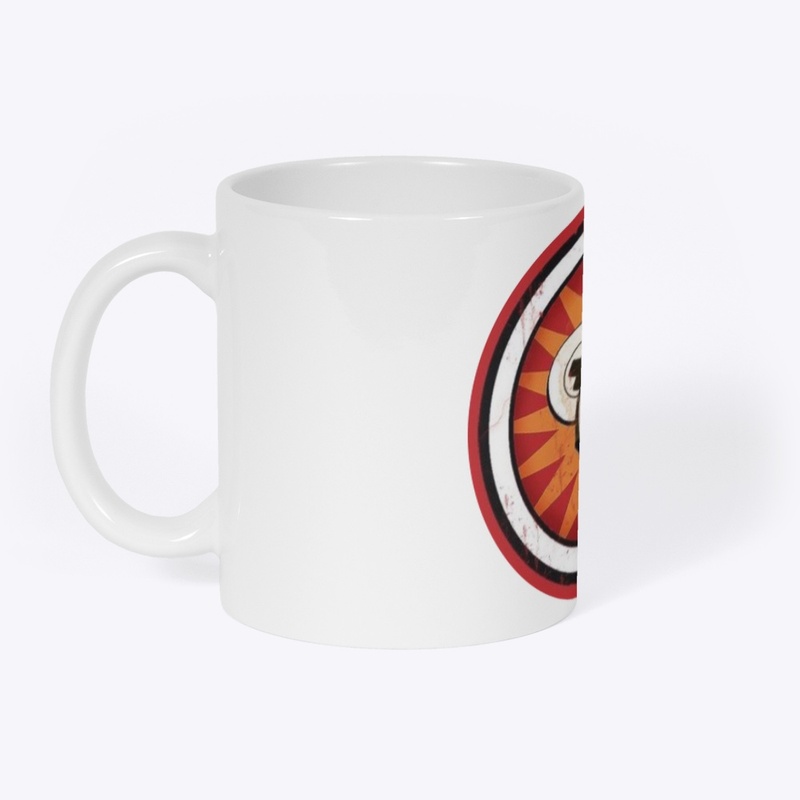 Coffee Mug and Die Cut Sticker