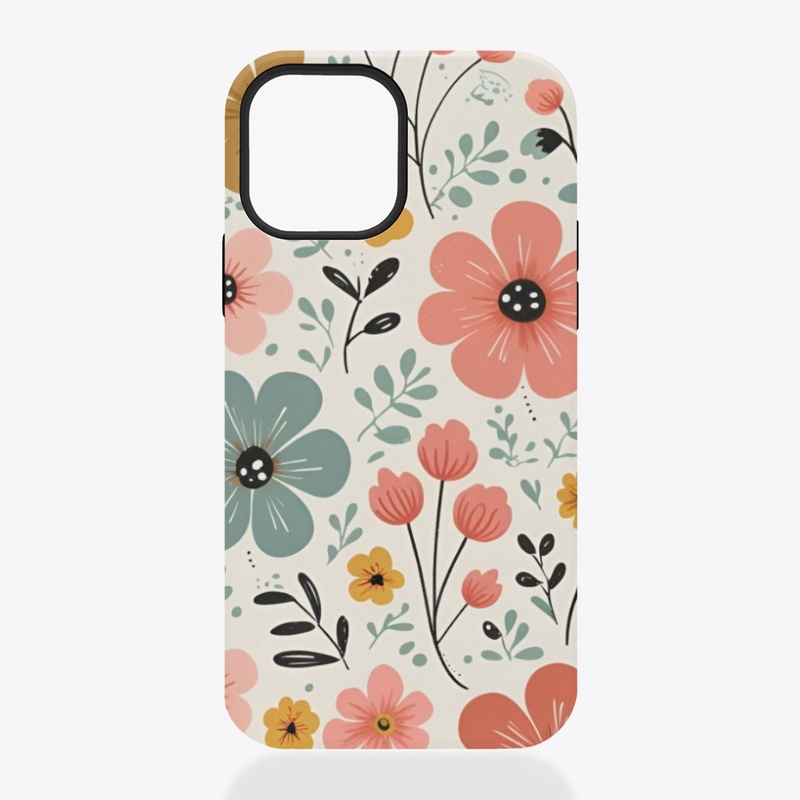 Retro Floral Garden Phone Case