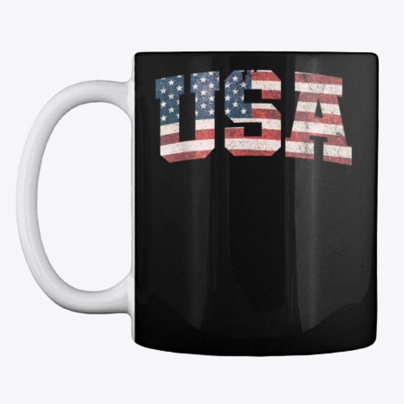 USA T Shirt US Flag Tee Patriot