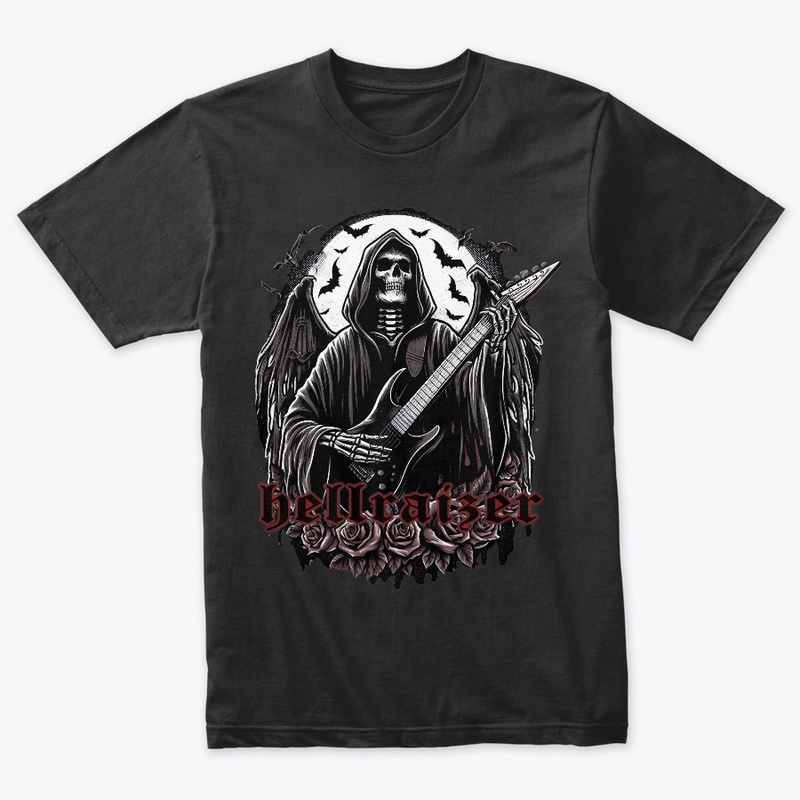 HellRaizer Winged Reaper Playing Guitar