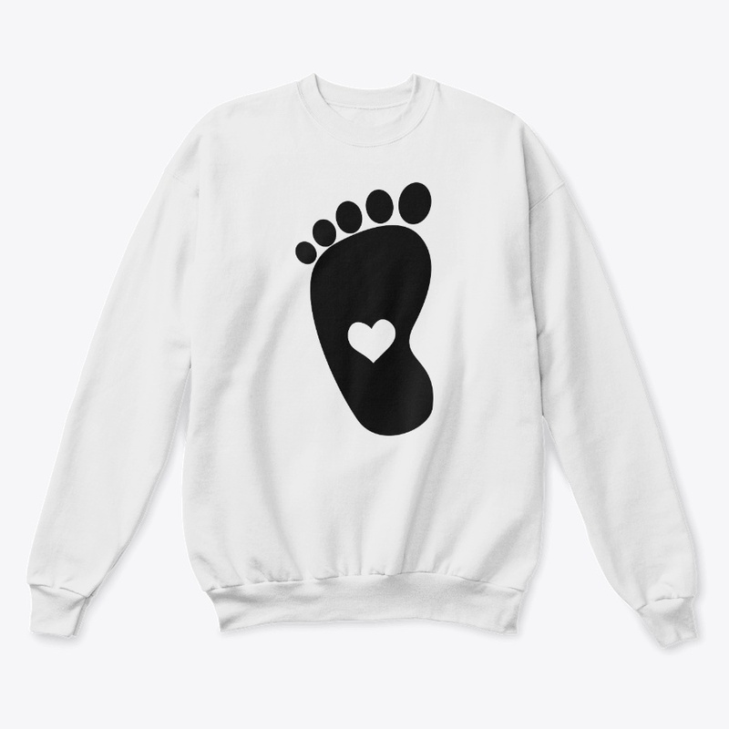 Baby Footprint with Heart