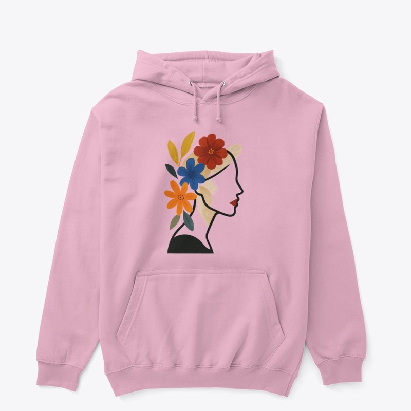 Petal Mask Portrait – Fashion Collage