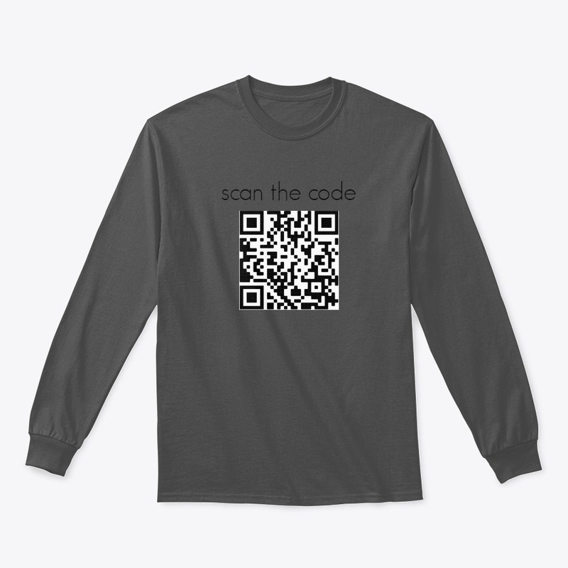 Rick Roll Working QR code shirt