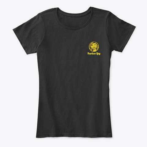 Fearless Livy Black T-Shirt Front