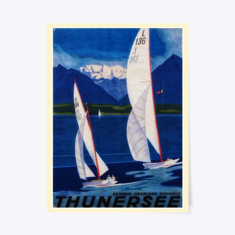 Vintage Swiss Travel Poster