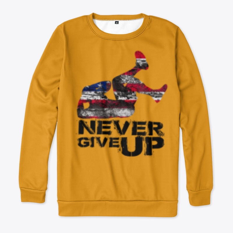 Never Give Up GYM tee