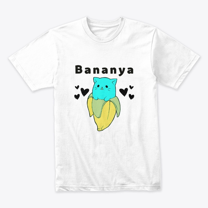 Cat in the banana 