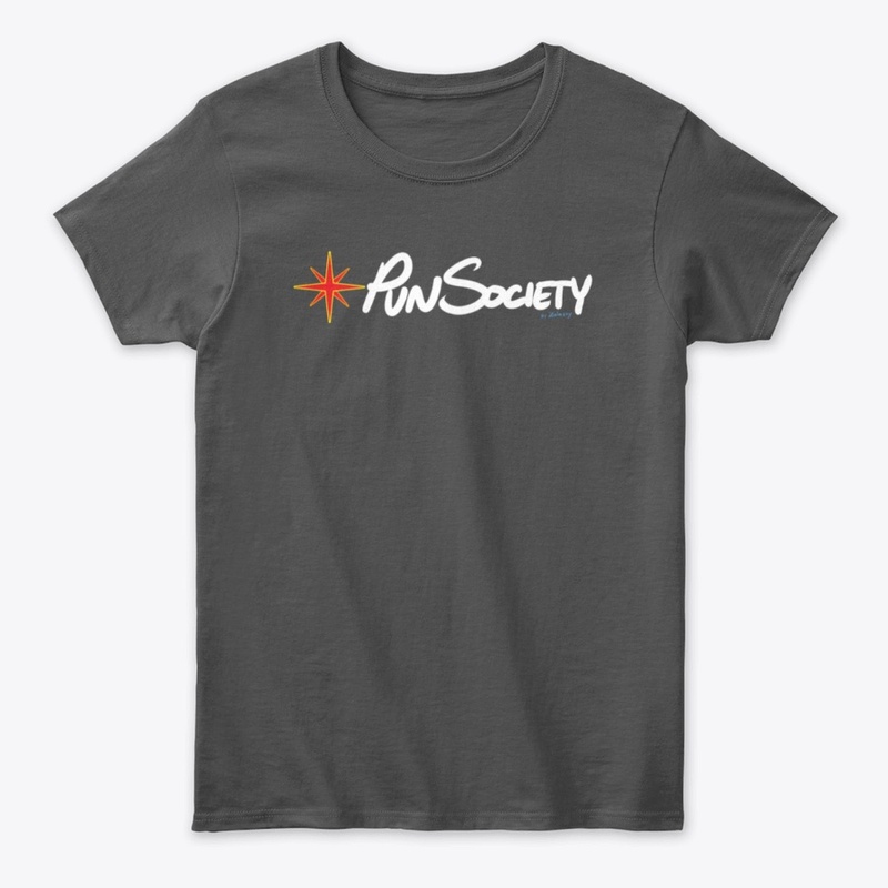 Pun Society - White Logo