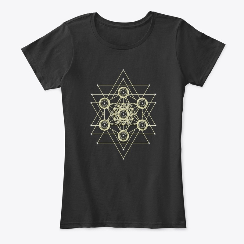 Sacred Geometry Metatron's Cube T-shirt