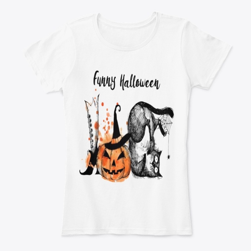 Cat funny halloween Shirt