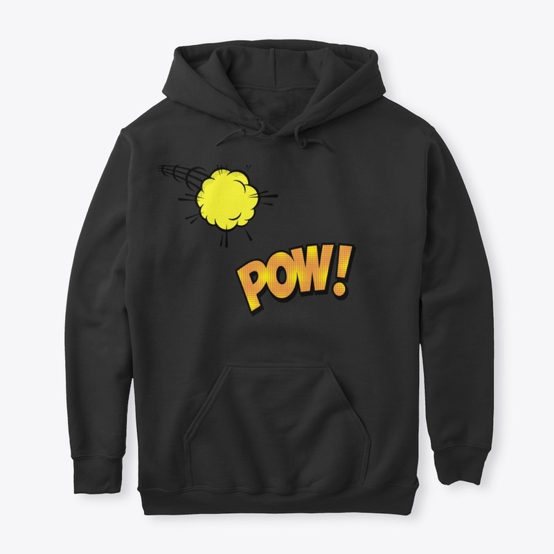 pow cartoon graphics design multicolour