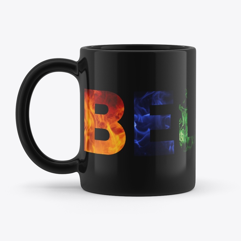 Believe Colorful Graphic Tees
