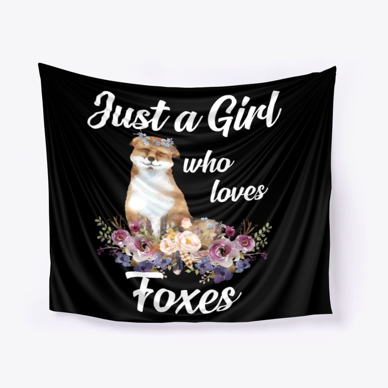 Girl Loves Foxes Flower Style